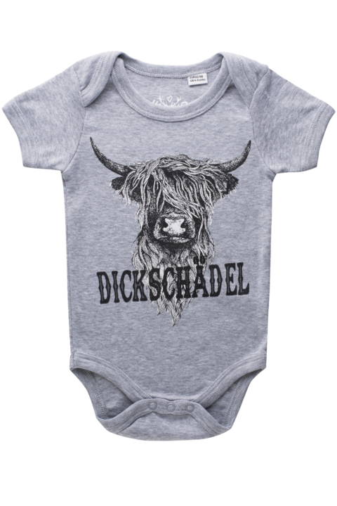 Babybody 'Dickschdel' grau