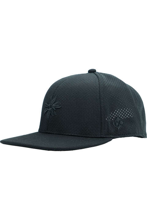 Sport Snapback Cap mit Edelweisslogo all black