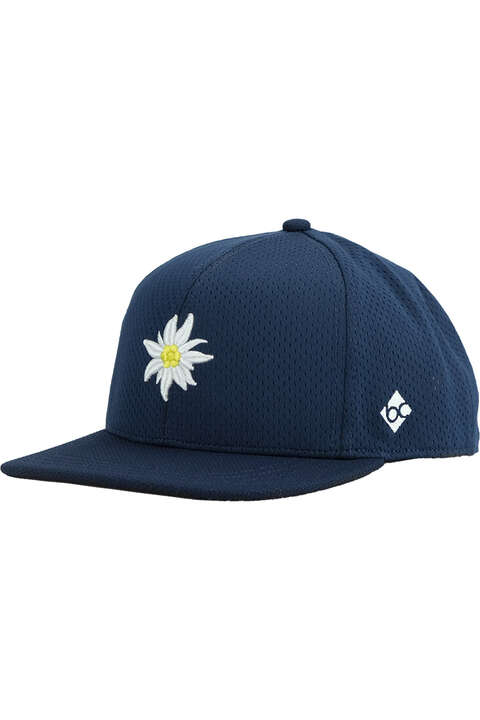 Sport Snapback Cap mit Edelweisslogo blau