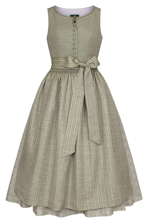 Dirndl lang mit hochgeschlossenem Ausschnitt lindgrn
