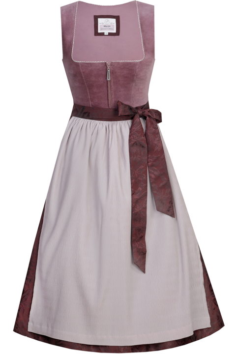 Samtdirndl traube mauve