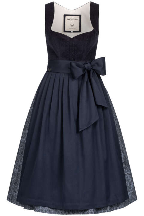 Corddirndl Midi atlantic blue