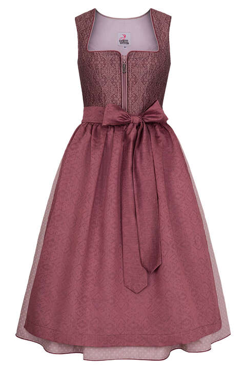 Midi-Dirndl altrosa