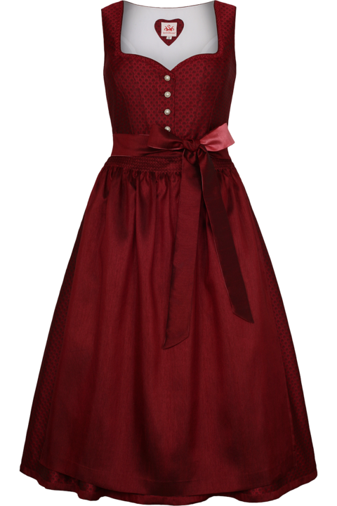 Midi-Dirndl rot