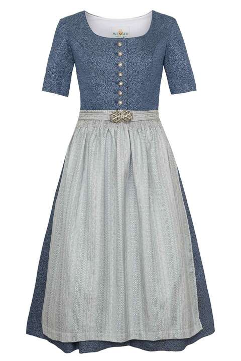 Midi-Dirndl mit kurzen rmeln Dirndlkleid marine