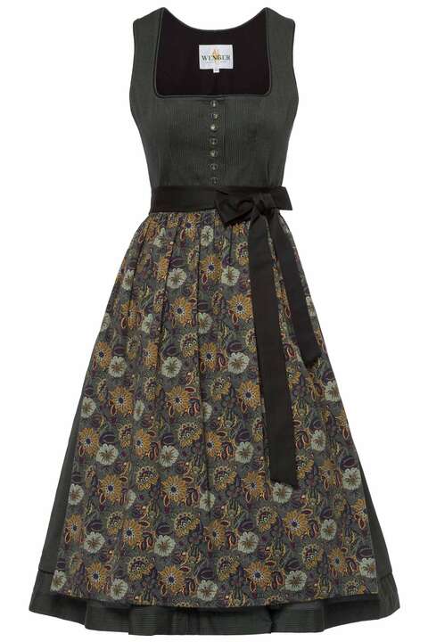 Midi-Dirndl oliv