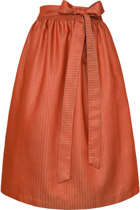 Dirndlschrze 80cm ziegel