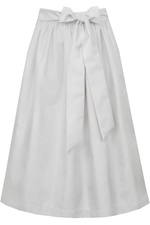 Dirndlschrze 75cm silbergrau
