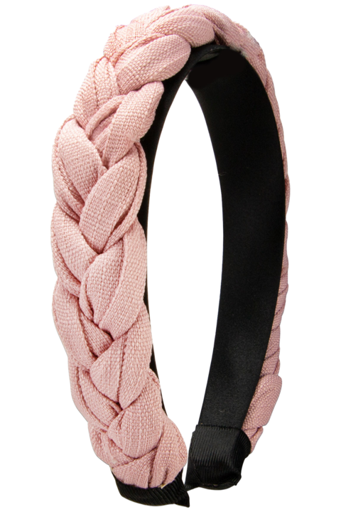 Haarreif geflochten rosa