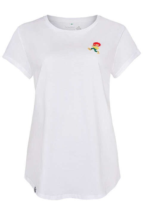 Damen T-Shirt mit Pumuckl weiss