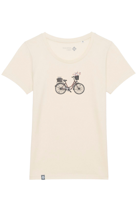 Damen T-Shirt 'Expresslieferdienst' naturcreme