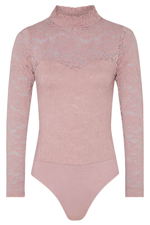 Damen Trachtenbody Spitze rosa