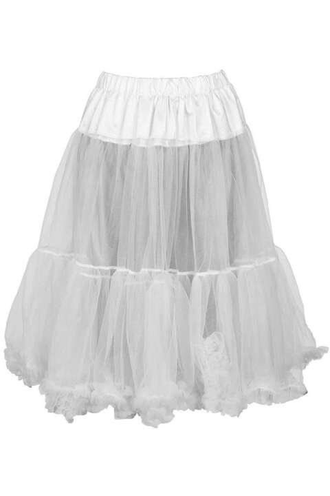 Petticoat Dirndl weiß 65cm
