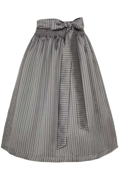 Dirndl-Schrze 70cm grau