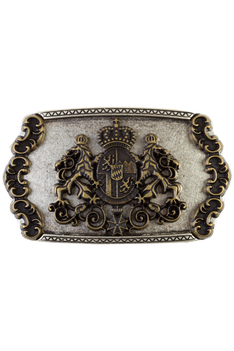 Schliee bayrischem Wappen ASI/AME silber