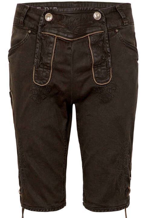 Herren Jeans 'Lederhose' dunkelbraun