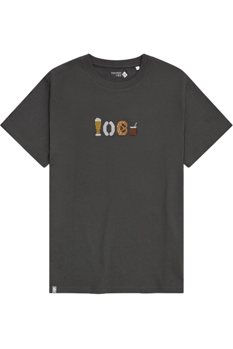 Herren T-Shirt 'Weiwurstfrhstck' anthrazit