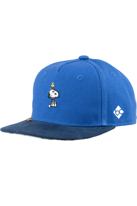 Kinder Cap mit Stickerei 'Peanuts Snoopy & Woodstock' dunkelblau
