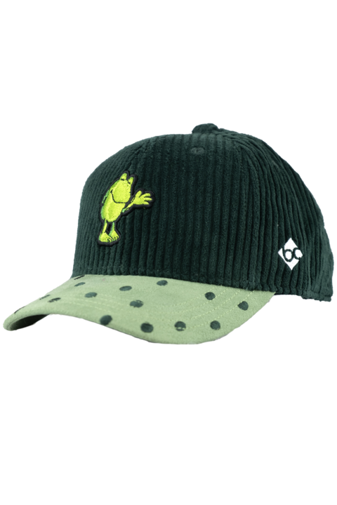 Kinder Cordcap Gnther Kastenfrosch Snapback dunkelgrn