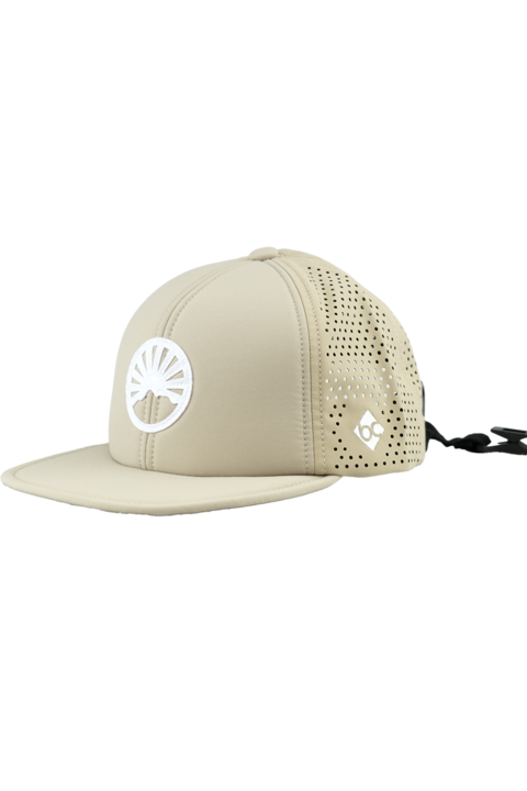 Kinder Cap faltbar mit Klettverschluss sand