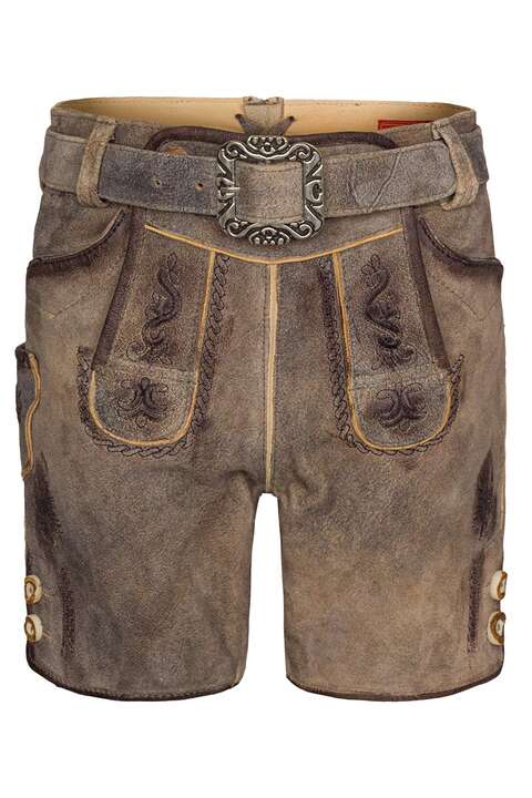 Kinder Lederhose mit Grtel jeen