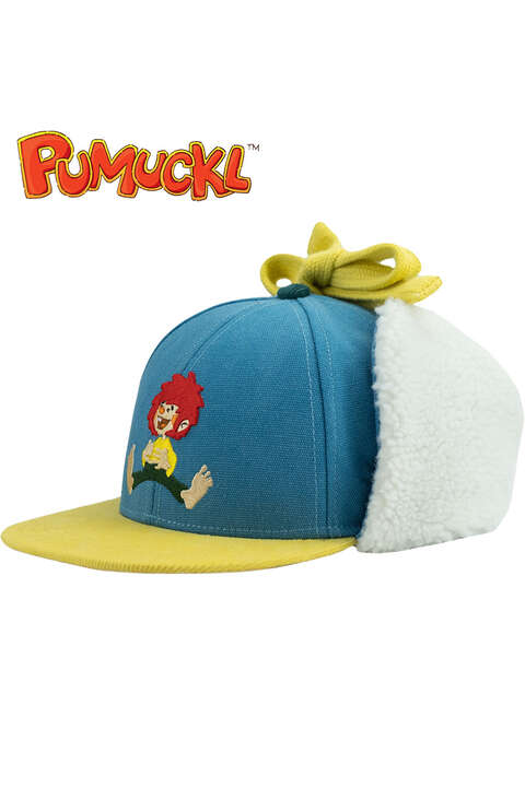 KIDS Strapback Cap 'PUMUCKL' mit Ohrenwrmern blau