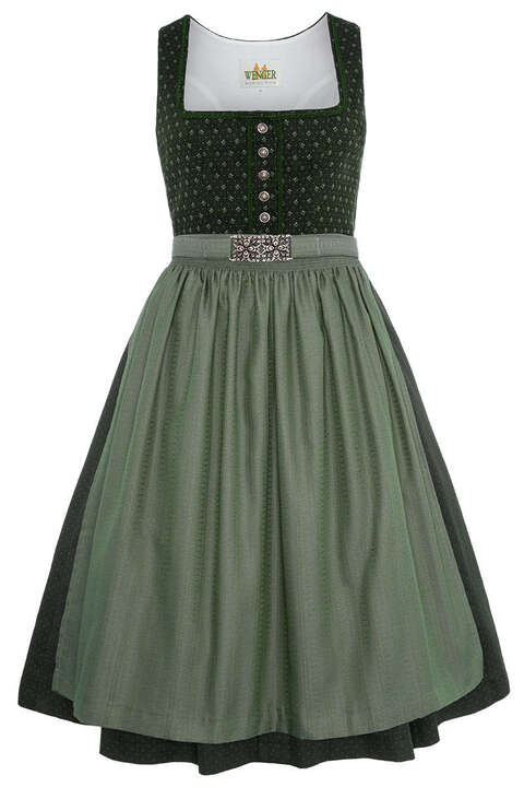 Midi Dirndl tannengrn