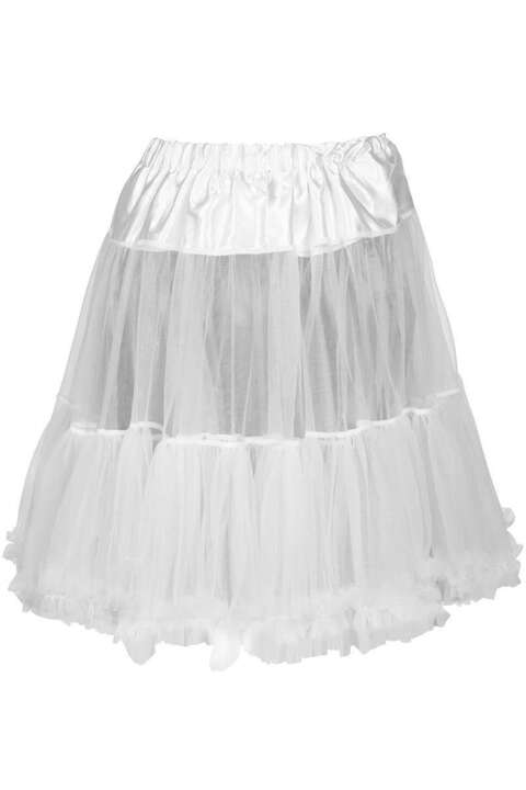 Dirndl Unterrock Petticoat weiß 55cm
