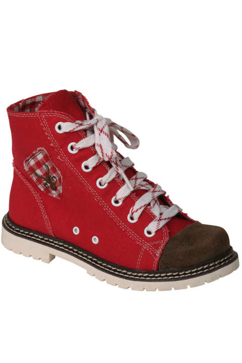 Sneaker Jacky rot/braun rustikal