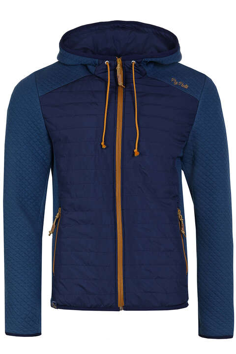 Herren Outdoor-Jacke mit Kapuze schieferblau