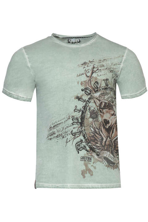 Herren T-Shirt 'Alprider' eukalyptus grn