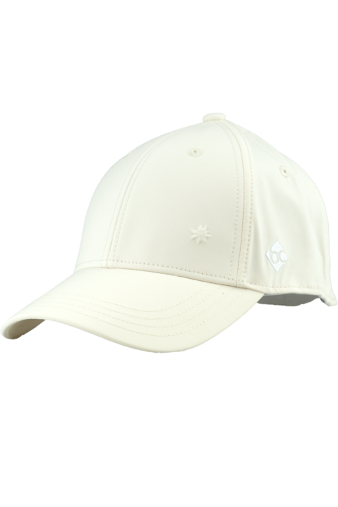 Unisex Cap mit Edelwei-Design aus Stretchmaterial natur