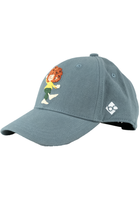 Unisex Cap 'Pumuckl tanzt' curved graublau