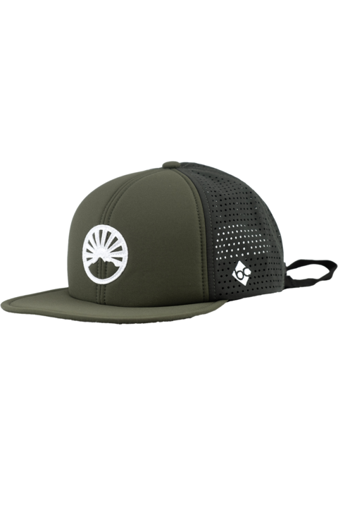 Unisex Cap mit Gipfelstrmer-Design und Quetschfunktion dunkelbraun
