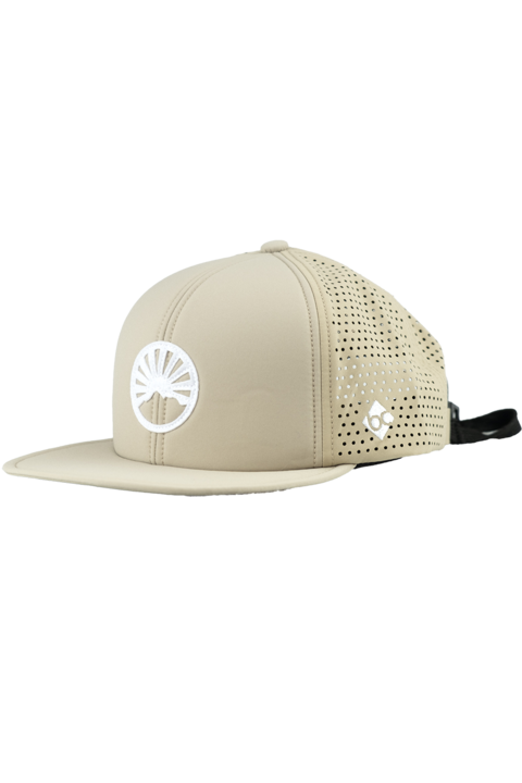 Unisex Cap mit Gipfelstrmer-Design und Quetschfunktion sand