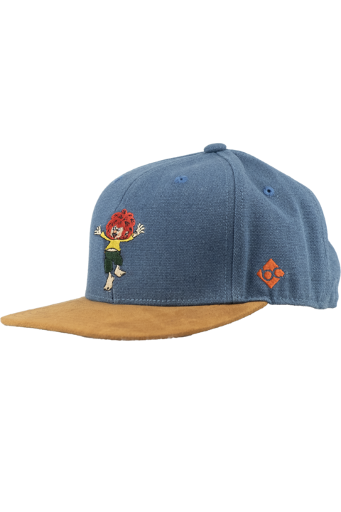 Unisex Cap 'Pumuckl tanzt' mit Baumwoll Canvas dunkelblau