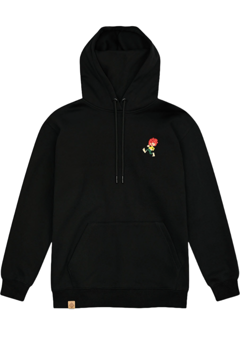Herren Hoodie Pumuckl 'Grantig by nature' schwarz