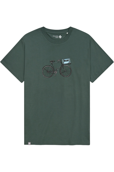 Herren T-Shirt 'Expresslieferdienst' dunkelgrn