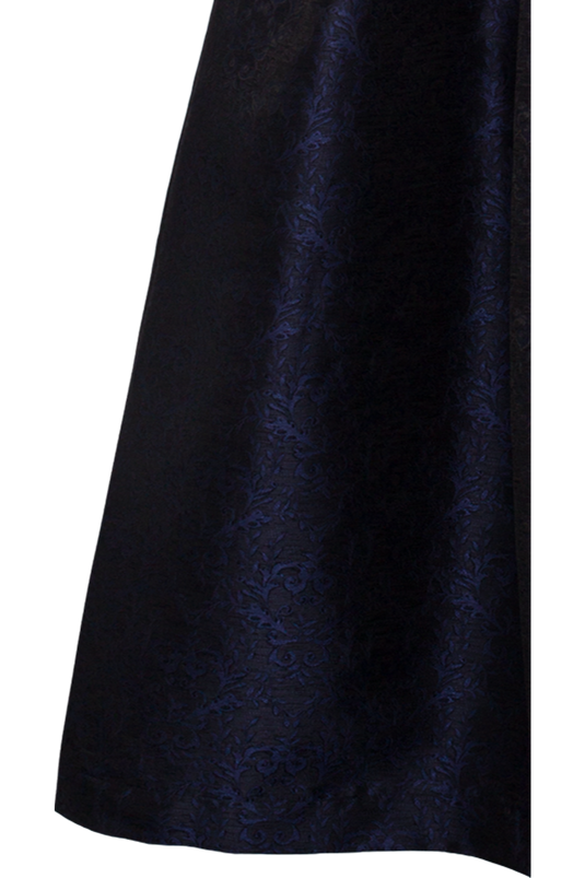 Damen Dirndl lang Trachten Deiser DK262-1005 BABSI/95 in 1405-MARINE - Rückansicht Detail unten