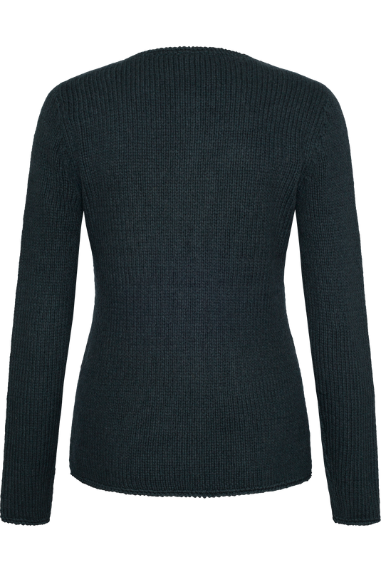Damen Trachtenstrickjacke Hammerschmid TYROL 262-7502 in 47-BLAU - Rückansicht
