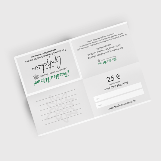 Digitaler Geschenkgutschein Onlineshop – Sofort zum Ausdrucken