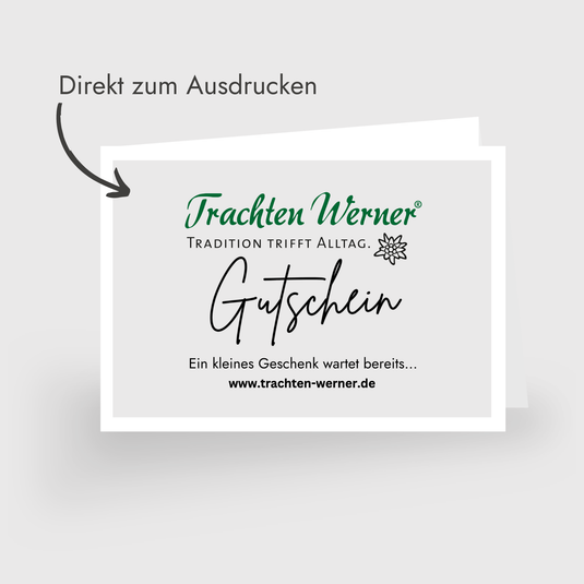 Digitaler Geschenkgutschein Onlineshop – Sofort zum Ausdrucken