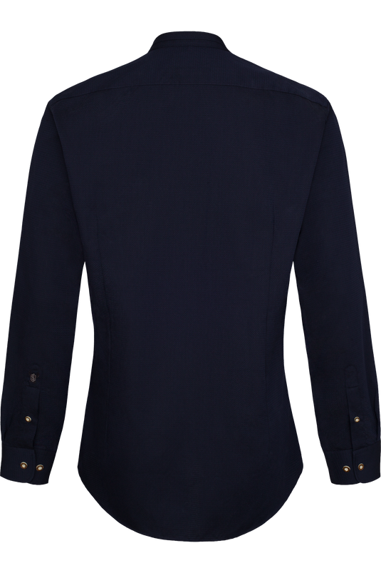 Herren Trachtenhemd Gweih & Silk ALPSEE 03/202 in NAVY - Rückansicht