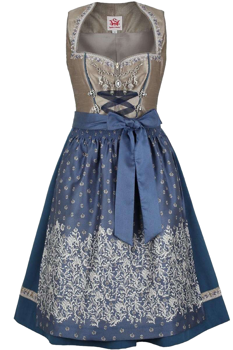 TAUPE/BLAU