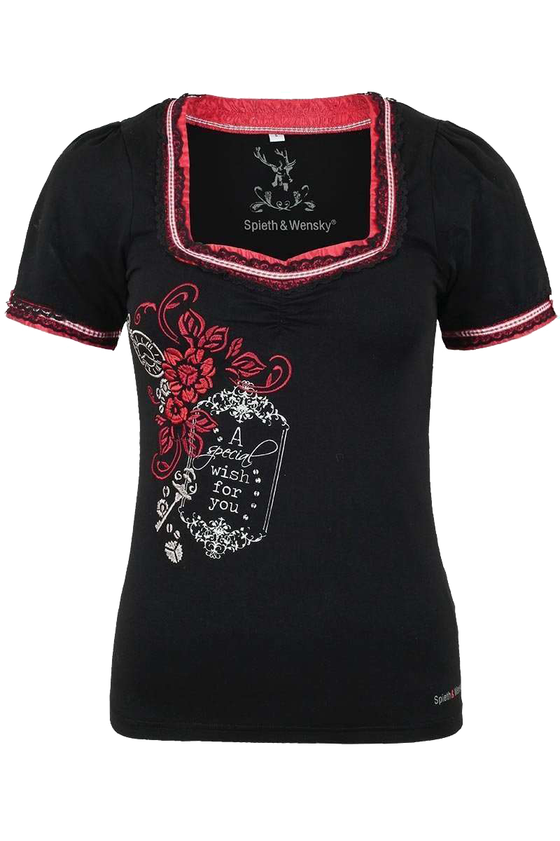 SCHWARZ/ROT
